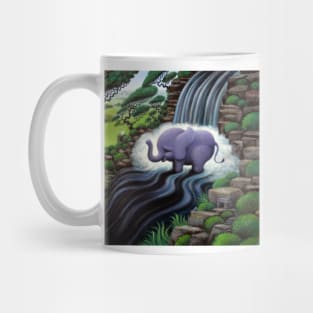 Elephant and Fox in Summer Mug